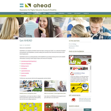 Ahead Website - Get Ahead