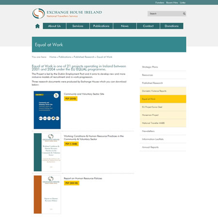 Exchange House Website - Publications