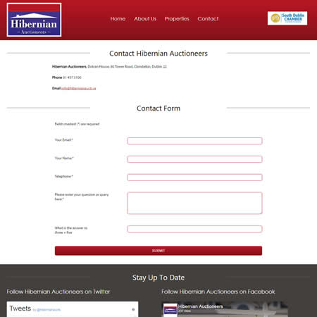 Hibernian Auctioneers - Contact